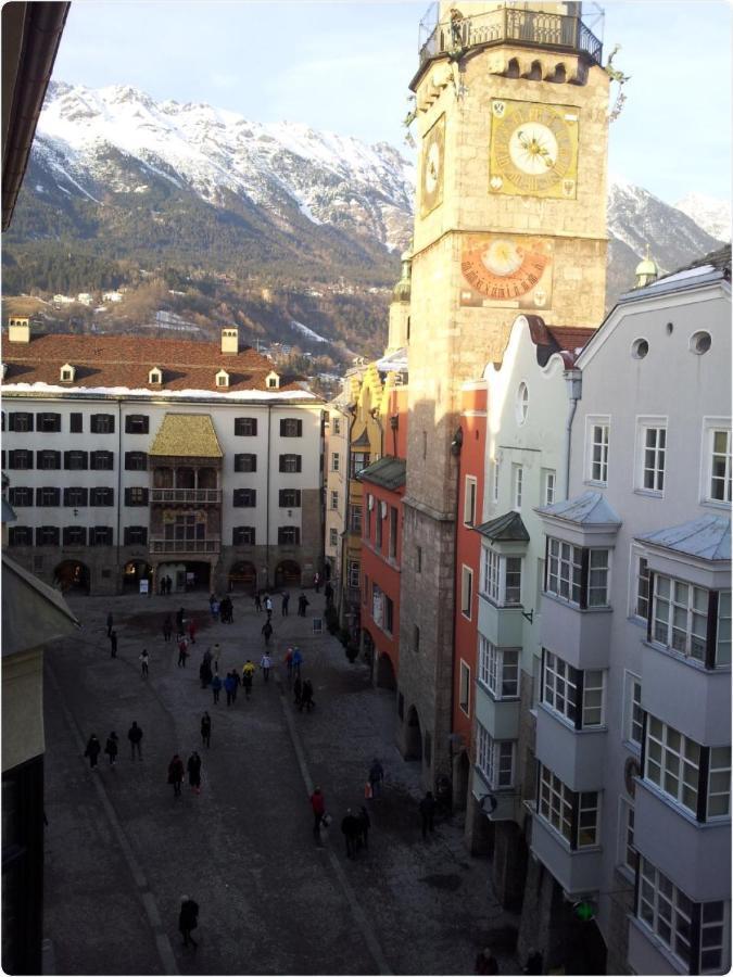 Blick Aufs Goldene Dachl Lägenhet Innsbruck Exteriör bild